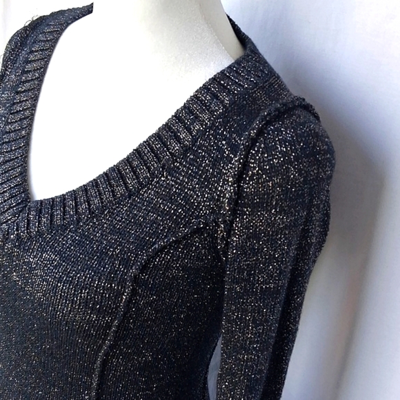 Guess Black Sweater Mini Dress Size S - Picture 8 of 15